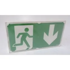 Bloc Sécurité Bi-fonctions BAES + BAEH Contrôle Adressable Plastron 45lm + 8lm URAONE URA 112249