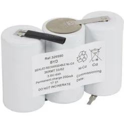 URA Batterie 3,6V 4A Pour éclairage De Sécurité (186003)