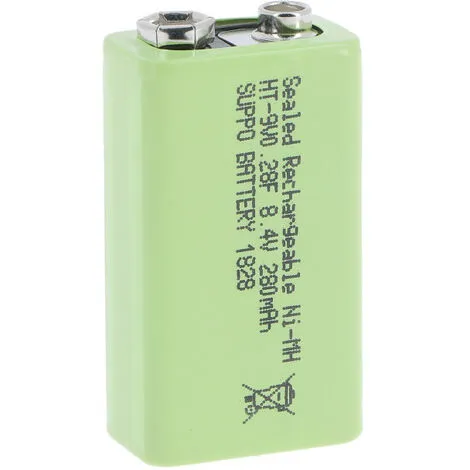 URA Batterie NIMH 8,4V 280MAH (386030) 1 URA Batterie NIMH 8,4V 280MAH (386030)