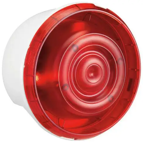 URA Diffuseur Sonore Classe B (90 DB) étanche IP 65 + Flash Rouge (367220) 1 URA Diffuseur Sonore Classe B (90 DB) étanche IP 65 + Flash Rouge (367220)