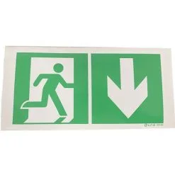 Ura 956663 Pictogramme Autocollant Sortie évacuation