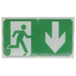 Bloc D'évacuation BAES + BAEH Uraone URA - Evacuation - 45lm + 8lm - 1W